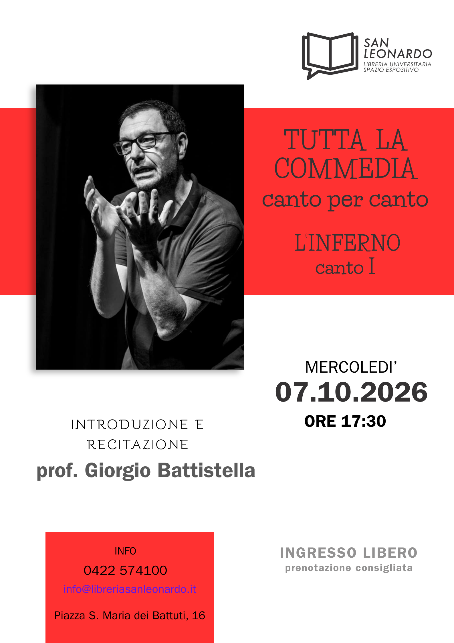 Tutta la Commedia – Canto per canto: L’Inferno, Canto I